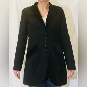 Free People Black Blazer